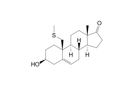 Androst-5-en-17-one, 3-hydroxy-19-(methylthio)-, (3.beta.)-