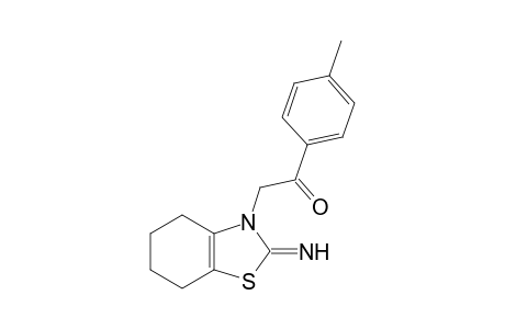 2-(2-azanylidene-4,5,6,7-tetrahydro-1,3-benzothiazol-3-yl)-1-(4-methylphenyl)ethanone