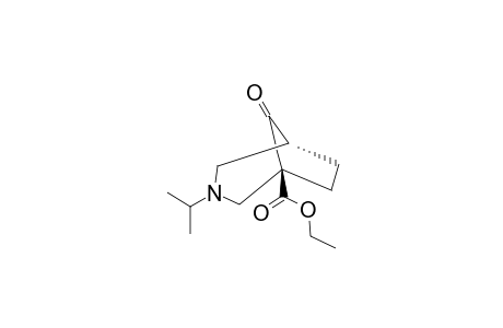 ETHYL-3-ISOPROPYL-8-OXO-3-AZABICYCLO-[3.2.1]-OCTANE-1-CARBOXYLATE