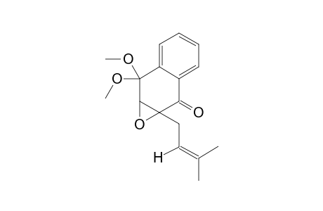 2-(3-METHYL-2-BUTENYL)-2,3-EPOXY-1,4-NAPHTHALENEDIONE-4,4-DIMETHOXYKETAL