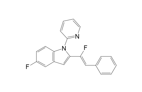 (Z)-2-(1-Fluoro-2-phenylvinyl)-5-fluoro-1-(pyridin-2-yl)-1H-indole