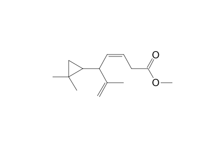 Methyl (3Z)-5-(2,2-dimethylcyclopropyl)-6-methyl-3,6-heptadienoate