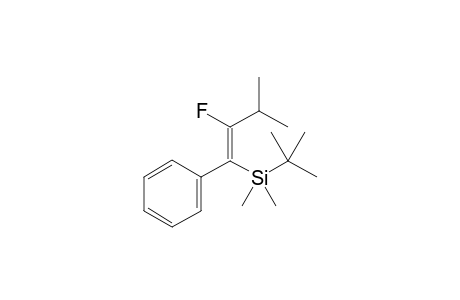 (E)-t-butyldimethylsilyl-2-fluoro-3-methyl-1-phenylbut-1-ene