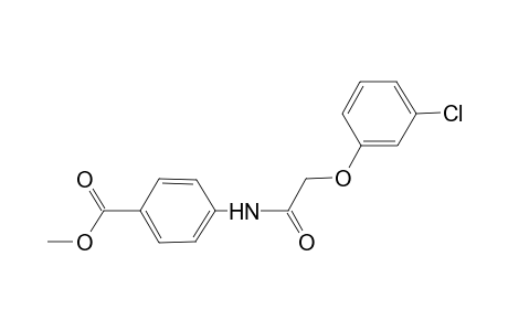 Methyl 4-{[(3-chlorophenoxy)acetyl]amino}benzoate