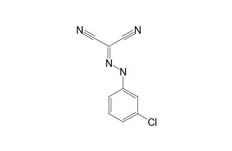 Mesoxalonitrile, (m-chlorophenyl)hydrazone