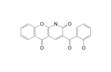 3-(2-Hydroxybenzoyl)-2H-chromeno[2,3-b]pyridine-2,5(1H)-dione