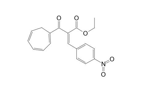 (E)-Ethyl 3-(cyclohepta-1,3,5-trien-1-yl)-2-(4-nitrobenzylidene)-3-oxopropionate