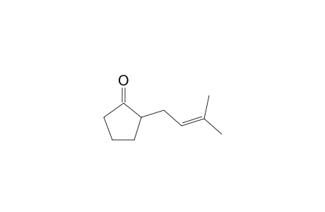 2-(3-Methylbut-2-enyl)cyclopentan-1-one