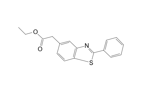 2-phenyl-5-benzothiazoleacetic acid, ethyl ester