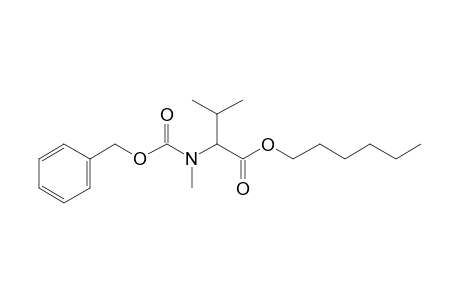 Valine, N-methyl-N-benzyloxycarbonyl-, hexyl ester