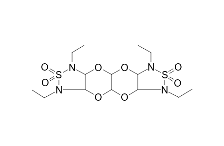 1,3,6,8-tetraethyldecahydro[1,2,5]thiadiazolo[3'',4'':5',6'][1,4]dioxino[2',3':5,6][1,4]dioxino[2,3-c][1,2,5]thiadiazole 2,2,7,7-tetraoxide