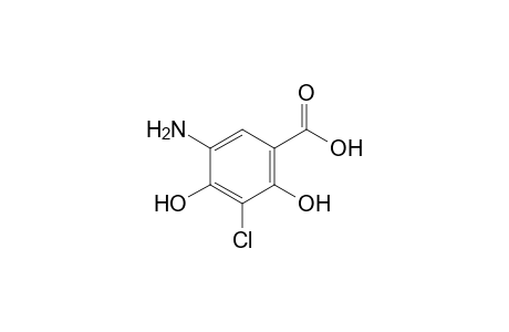 5-amino-3-chloro-beta-resorcylic acid