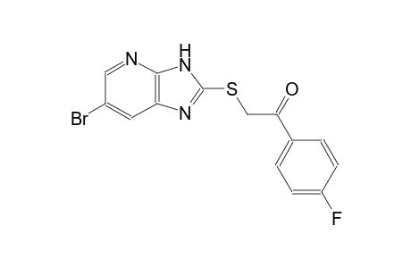 2-[(6-bromo-3H-imidazo[4,5-b]pyridin-2-yl)sulfanyl]-1-(4-fluorophenyl)ethanone