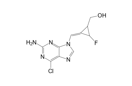 (Z)-2-Amino-6-chloro-9-(cis)-{3'-fluoro-2'-[(hydroxymethyl)cyclopropylidene]methyl}-purine