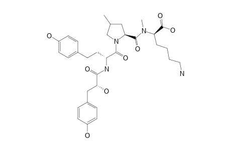 SPUMIGIN_J;HPLA-HTY-4-ME-PRO-N-ME-LYS;ISOMER_1