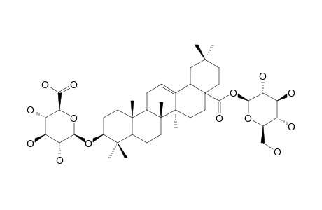 3-O-GLUCURONOPYRANOSYL-OLEAN-12-EN-28-OIC-ACID-28-O-BETA-D-GLUCOPYRANOSIDE