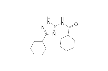 cyclohexanecarboxamide, N-(3-cyclohexyl-1H-1,2,4-triazol-5-yl)-