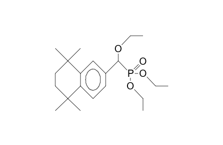 Phosphonic acid, [ethoxy(5,6,7,8-tetrahydro-5,5,8,8-tetramethyl-2-naphthalenyl)methyl]-, diethyl ester