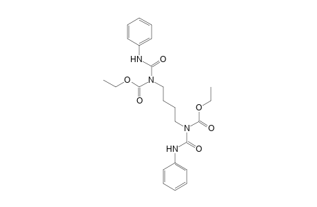 Ethyl anilinocarbonyl{4-[(anilinocarbonyl)(ethoxycarbonyl)amino]butyl}carbamate