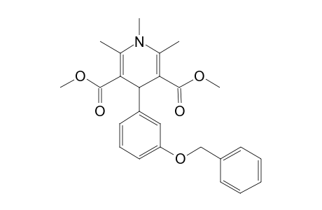 Dimethyl 4-[3-(benzyloxy)phenyl]-1,2,6-trimethyl-1,4-dihydro-3,5-pyridinedicarboxylate