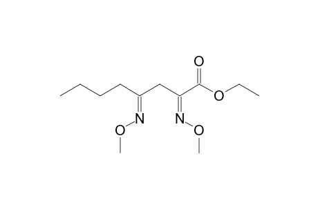 (Z)-ETHYL-2,4-BIS-(METHOXYIMINO)-OCTANOATE