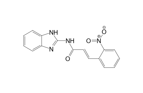 (E)-N-(1H-benzimidazol-2-yl)-3-(2-nitrophenyl)-2-propenamide