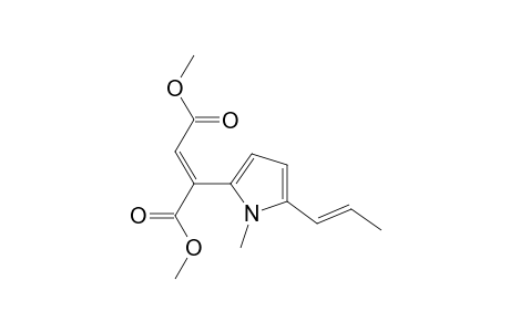 (E)-2-[1-methyl-5-[(E)-prop-1-enyl]-2-pyrrolyl]-2-butenedioic acid dimethyl ester