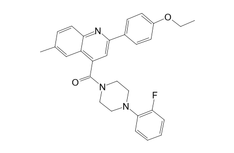 2-(4-Ethoxyphenyl)-4-{[4-(2-fluorophenyl)-1-piperazinyl]carbonyl}-6-methylquinoline