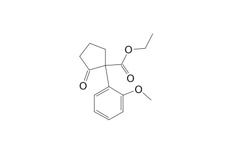 1-(2-Methoxyphenyl)-2-oxo-1-cyclopentanecarboxylic acid ethyl ester
