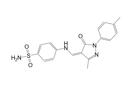 benzenesulfonamide, 4-[[(Z)-[1,5-dihydro-3-methyl-1-(4-methylphenyl)-5-oxo-4H-pyrazol-4-ylidene]methyl]amino]-