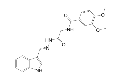 N2-Veratroylglycine N'-(3-indolylmethylene)hydrazide