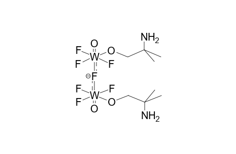 HEPTAFLUOROBIS(2-AMINO-2-METHYLPROPOXY)DIOXODITUNGSTENE ANION