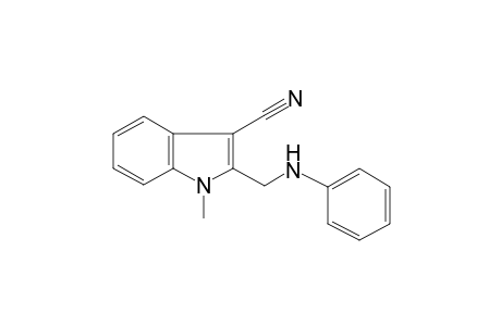 2-(anilinomethyl)-1-methyl-1H-indole-3-carbonitrile