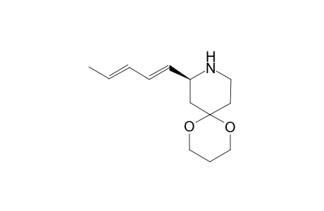 (S)-8-(Penta-1",3"-dienyl)-9-aza-1,5-dioxaspiro[5.5]undecane