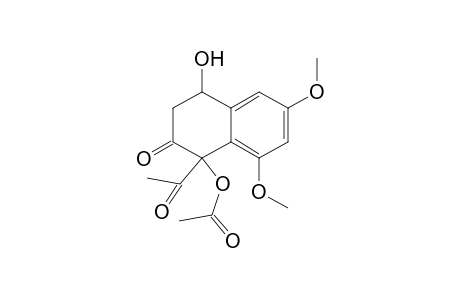 1-ACETOXY-1-ACETYL-3,4-DIHYDRO-4-HYDROXY-6,8-DIMETHOXY-NAPHTHALEN-2(1H)-ONE;DIASTEREOMER-#1