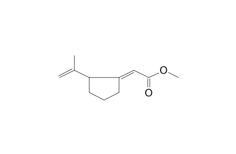 Acetic acid, (2-isopropenylcyclopentylidene)-, methyl ester