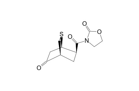 (1'R*,4'R*,6'R*)-3-(2'-THIABICYCLO-[2.2.2]-OCTAN-8'-ONE-6'-CARBONYL)-2-OXAZOLIDINONE