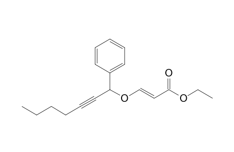 (+-)-Ethyl (E)-3-(1-Phenylhept-2-ynyloxy)acrylate