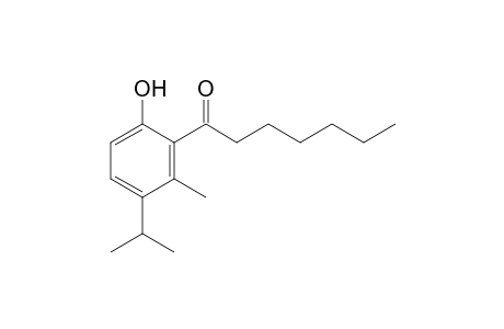 6'-Hydroxy-3'-isopropyl-2'-methylheptanophenone