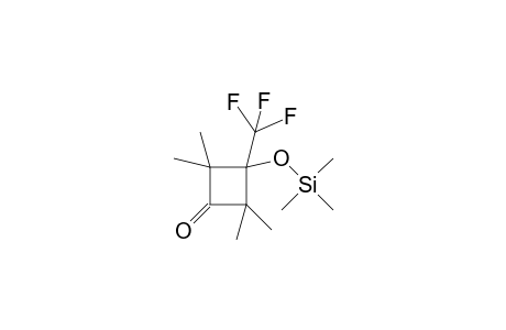 2,2,4,4-Tetramethyl-3-(trifluoromethyl)-3-[(trimethylsilyl)oxy]-cyclobutanone