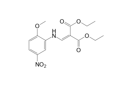 [(5-Nitro-o-anisidino)methylene]malonic acid, diethyl ester