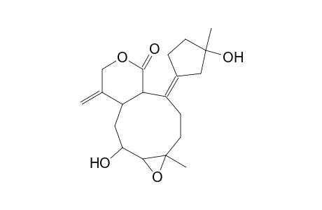 Oxireno[5,6]cyclonona[1,2-c]pyran-5(1aH)-one, decahydro-10-hydroxy-4-(4-hydroxy-4-methyl-2-pentenylidene)-1a-methyl -8-methylene-