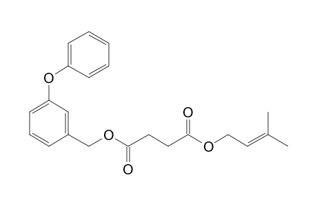 Succinic acid, 3-methylbut-2-en-1-yl 3-phenoxybenzyl ester