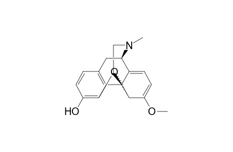 Morphinan-3-ol, 6,7,8,14-tetradehydro-4,5-epoxy-6-methoxy-17-methyl-, (5.alpha.)-