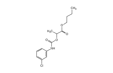 lactic acid, butyl ester, m-chlorocarbanilate