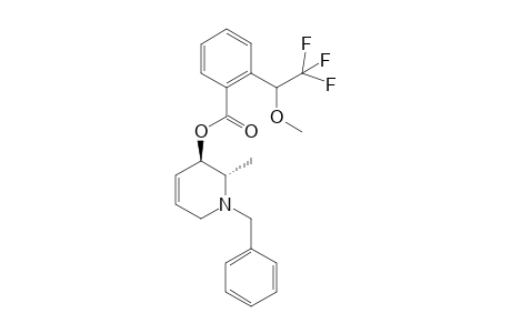 N-Benzyl-2-methyltetrahydropyridin-3-yl (R)-methoxy(trifluoromethyl)phenylacetic acid ester