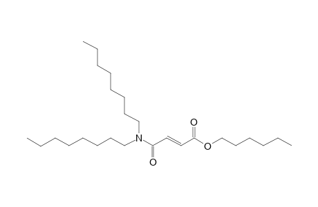 Fumaric acid, monoamide, N,N-dioctyl-, hexyl ester