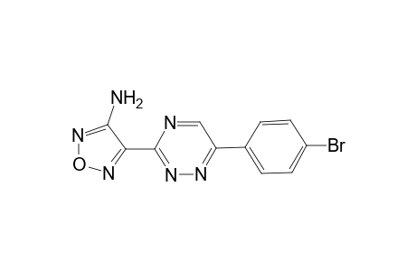 4-[6-(4-Bromophenyl)-1,2,4-triazin-3-yl]-1,2,5-oxadiazol-3-amine