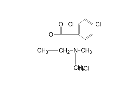 1-(dimethylamino)-2-propanol, 2,4-dichlorobenzoate (ester), hydrochloride