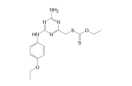 dithiocarbonic acid, O-ethyl ester, S-ester with 4-amino-6-(p-phenetidino)-s -triazine-2-methanethiol